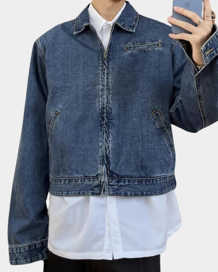 Washed Vintage Denim Jacket