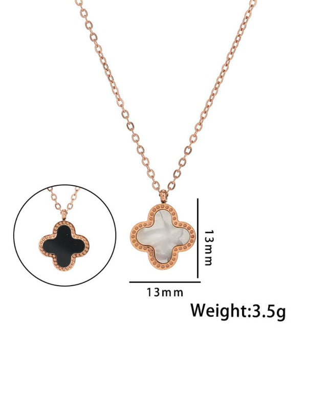Reversible Clover Blossom Necklace