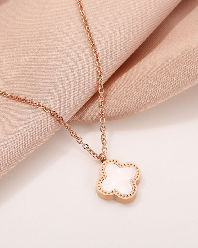 Reversible Clover Blossom Necklace