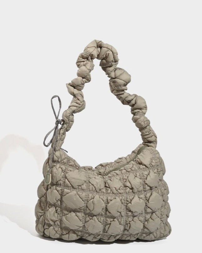 Beg Bahu Cloud Puff – Rekaan Lipat Bertekstur