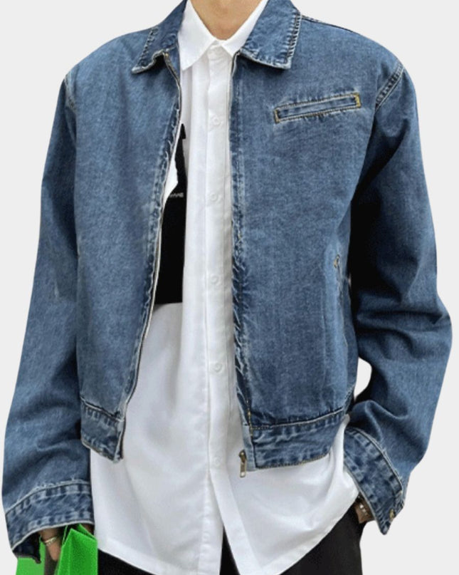 Washed Vintage Denim Jacket
