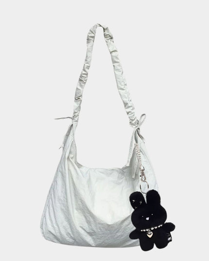 Starry Bunny Plush Keychain