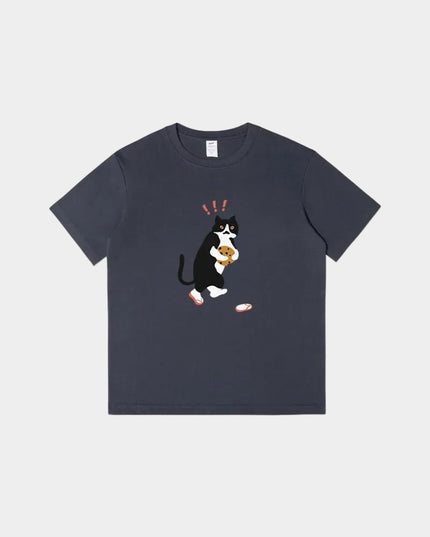 Cookie Cat Printed Design Tee