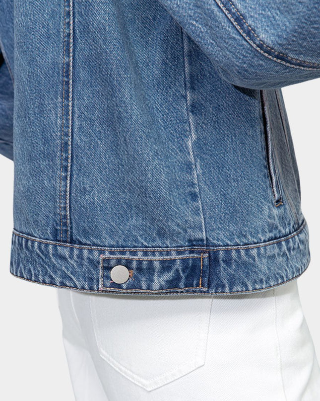 Chic Cropped Denim Jacket