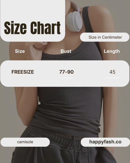 Ribbed Cotton Tank Top with Built-In Brapads