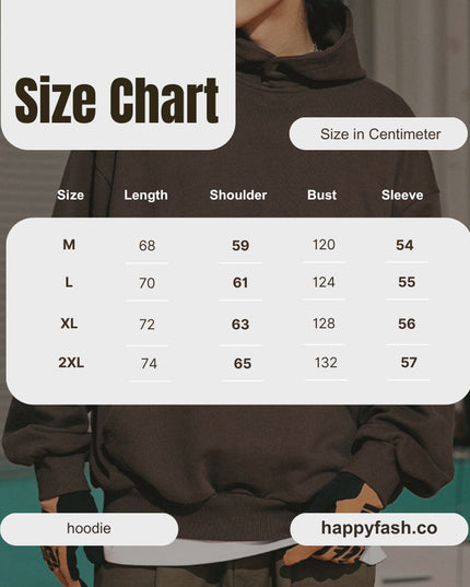 Unisex Loose Fit Solid Color Basic Streetwear Hoodie