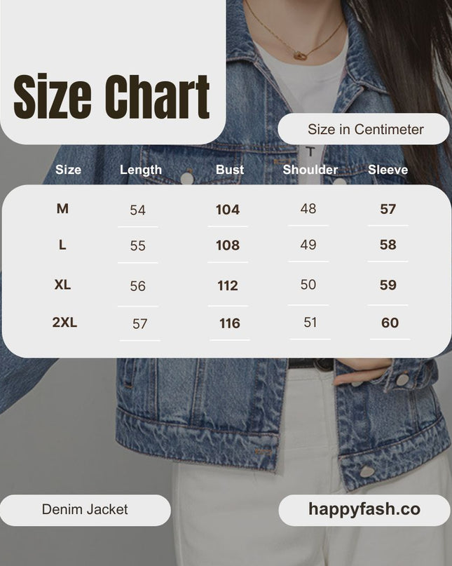 Chic Cropped Denim Jacket