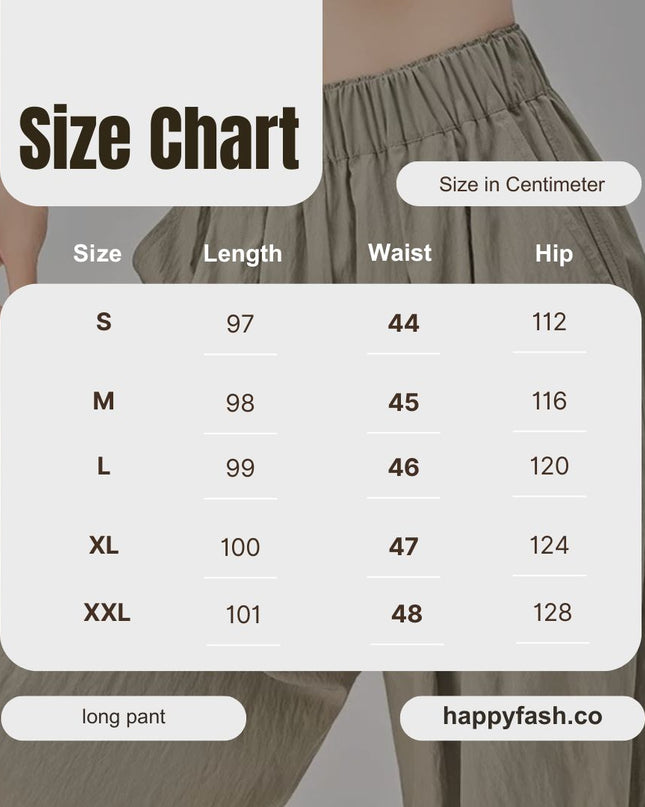 High Waist Wide Leg Ice Silk Linen Blend Pants