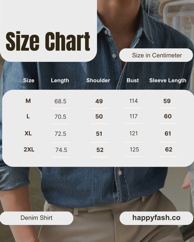 Korean Street-Style Loose Denim Shirt