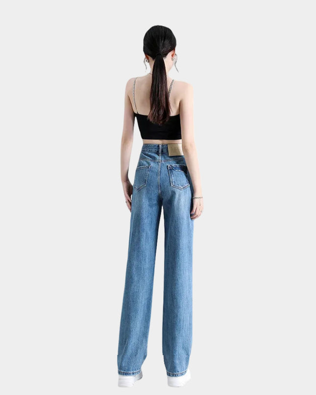High-Waist Wide-Leg Jeans